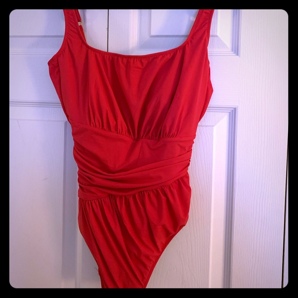 Gottex Swim — Red, one piece USA SIZE 10